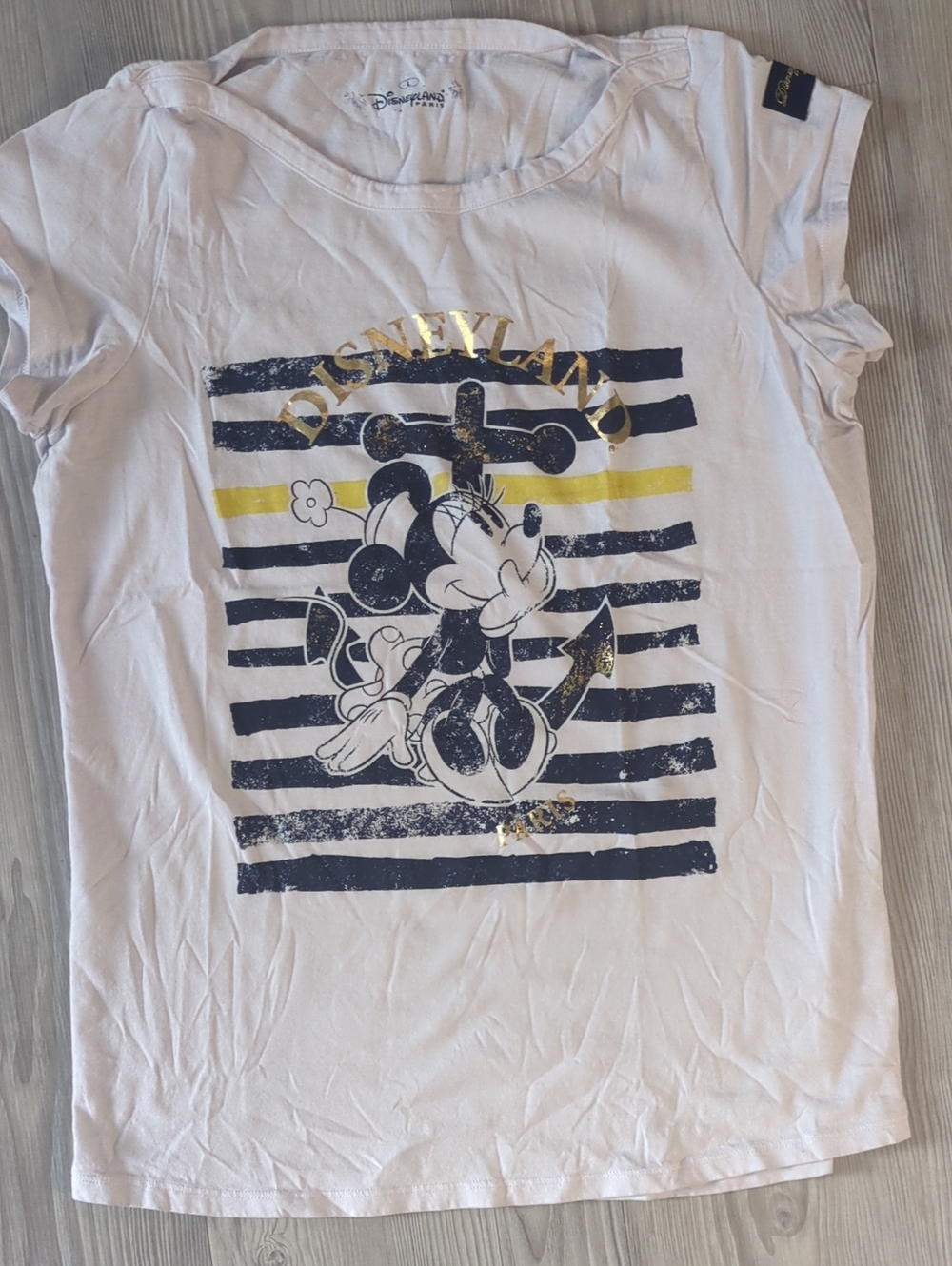 Disneyland Paris Minnie Mouse Nautical T-Shirt Women's Large